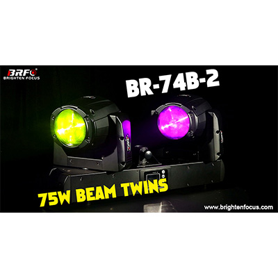 75W Beam Twins Moving Head Lights