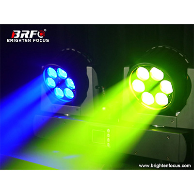 6X15W Wash Zoom Twins Moving Head Lights
