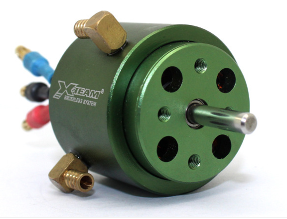 XTEAM 2835 with watercooled brushless motor 4mm shaft highspeed ship model fourpole brushless motor