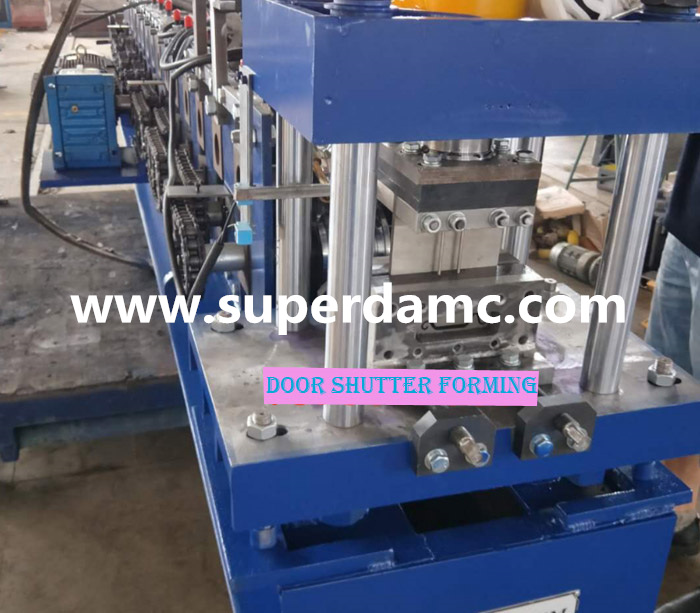 Rolling Shutter Door Slat Roll Forming Machine For Sale