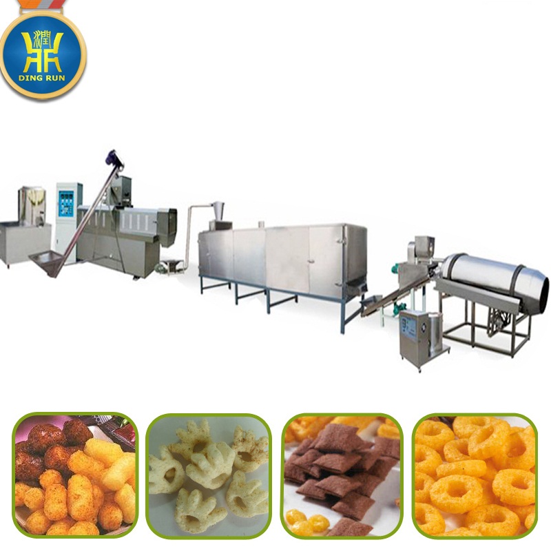 Twin screw corn puff extruder manufacturer