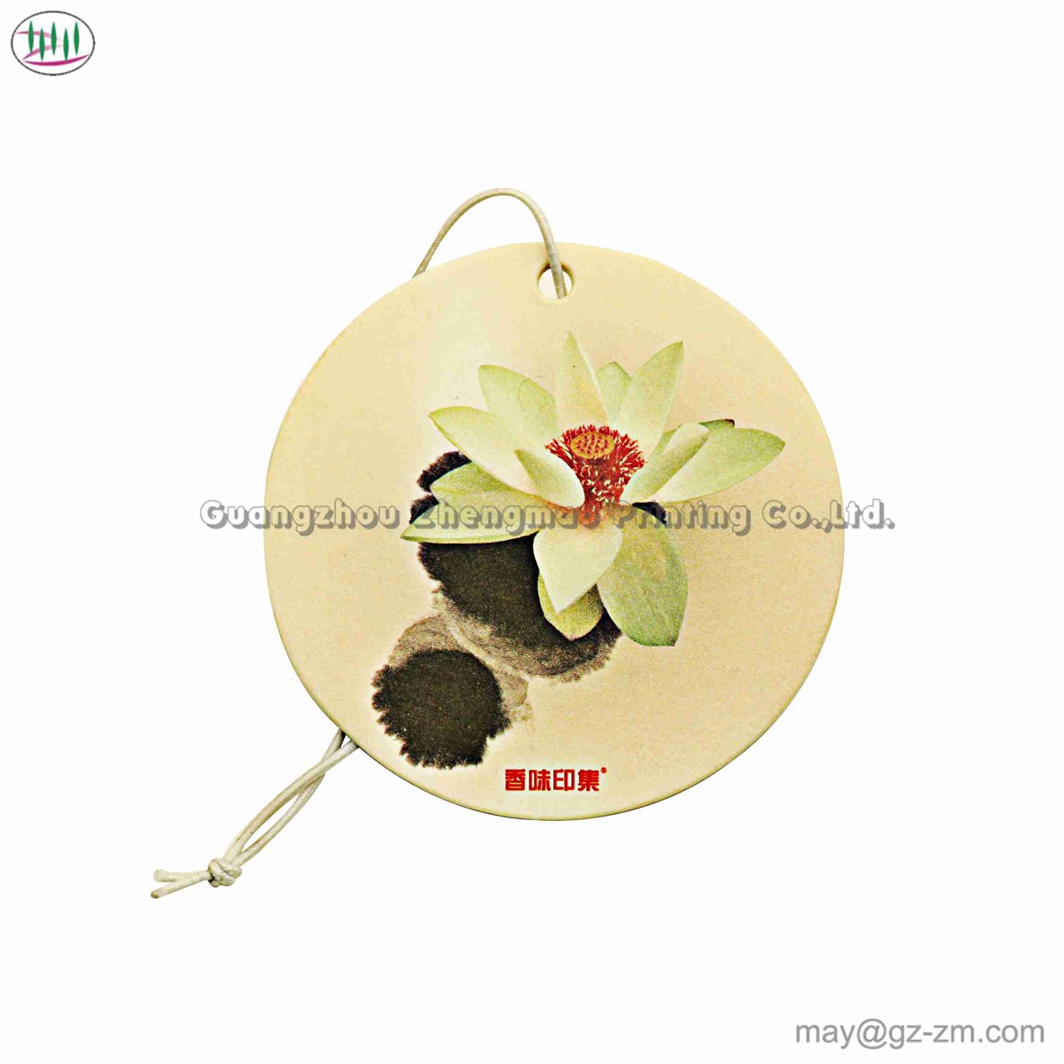Different fragrance square pattern statue paper air freshener car in city series