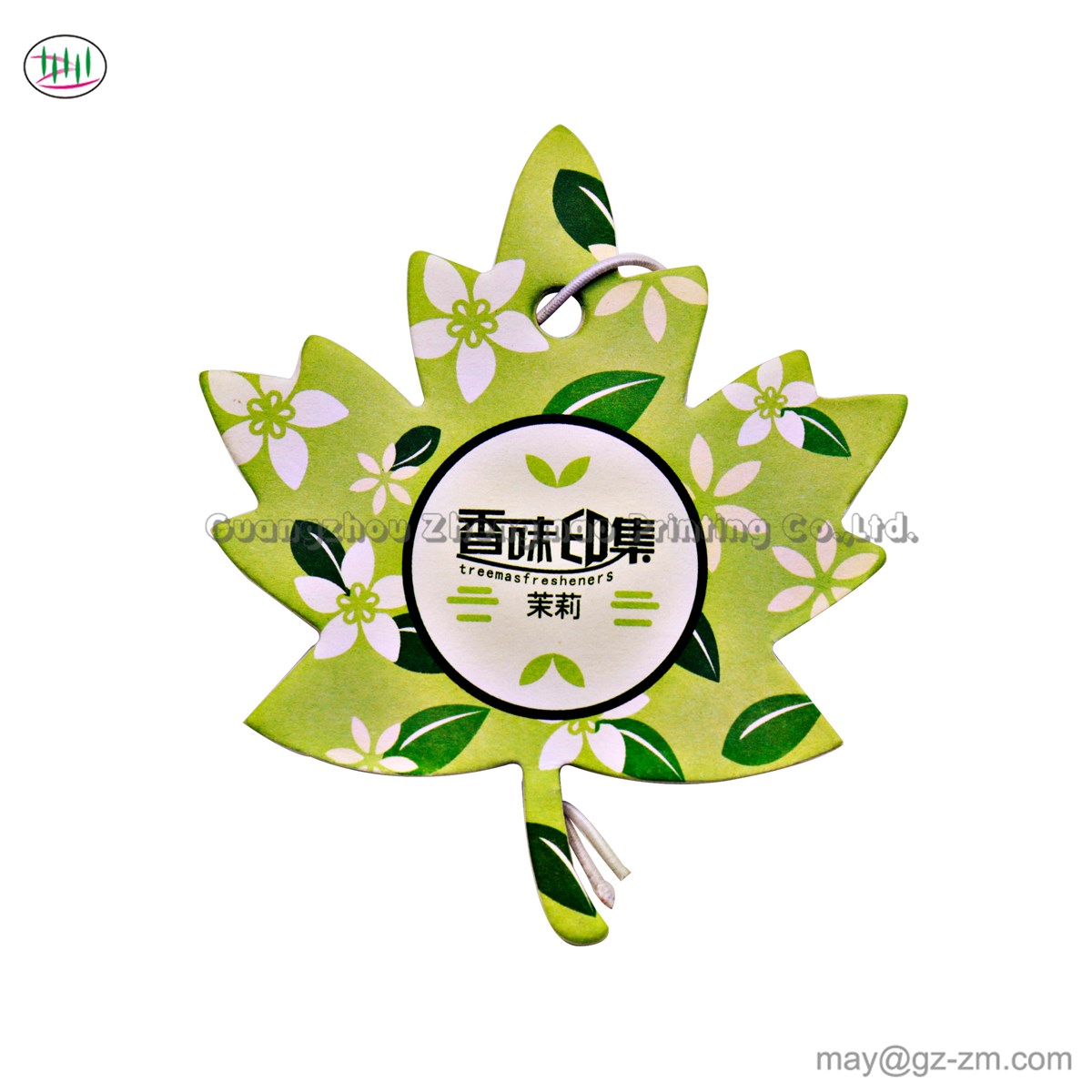 2019 Bulk Scented Absorbable Ecofriendly Material Custom Paper Car Air Freshener with logo