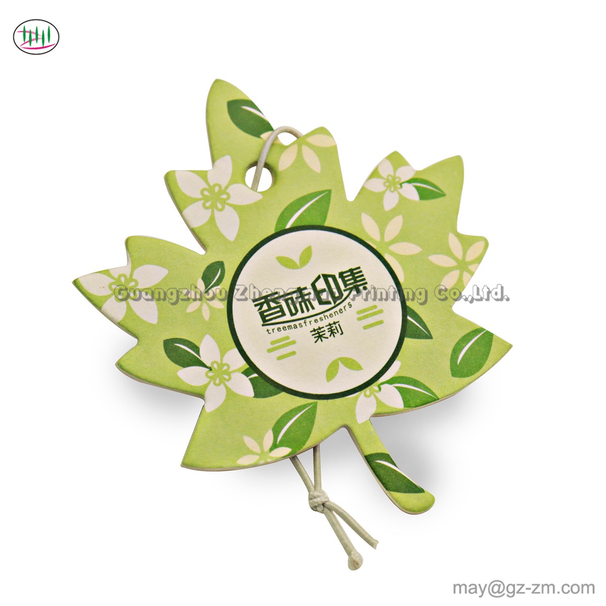 2019 Bulk Scented Absorbable Ecofriendly Material Custom Paper Car Air Freshener with logo