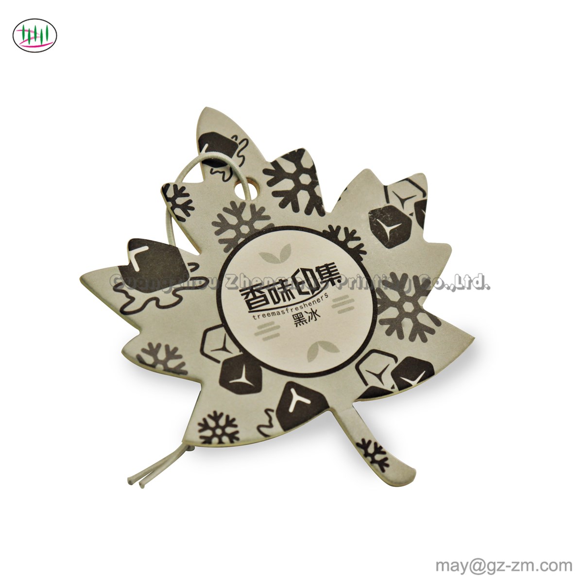 CMYK printing paper card customized long lasting smell paper car air freshener with own logor