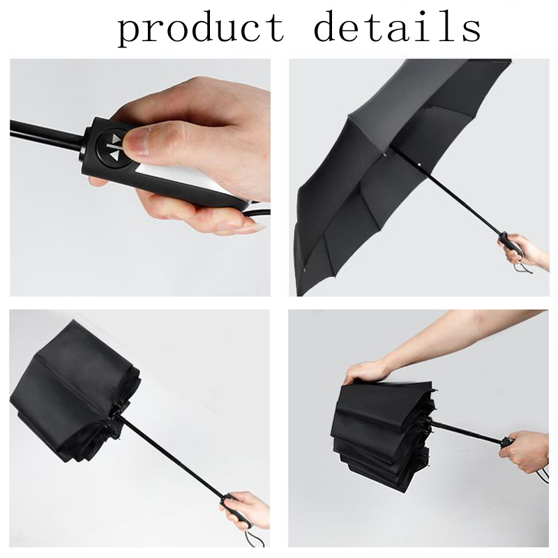 Hot Sale Folding Rainy Sunny Umbrellas Reverse Double Layer Umbrellas Inverted Windproof Umbrella