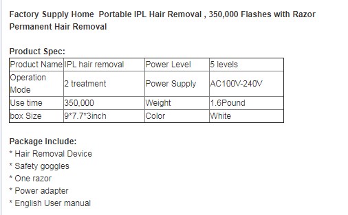 ipl hair removal and skin rejuvenation home used beauty machine ipl hair removal machine