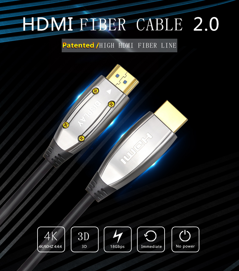 HIGH QUALITY and HIGH SPEED AOC HDMI 20 CABLE UP TO 200m