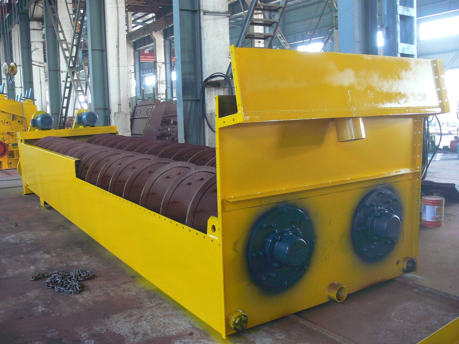 screw sand washing machine for crushed or nature sand cleaning