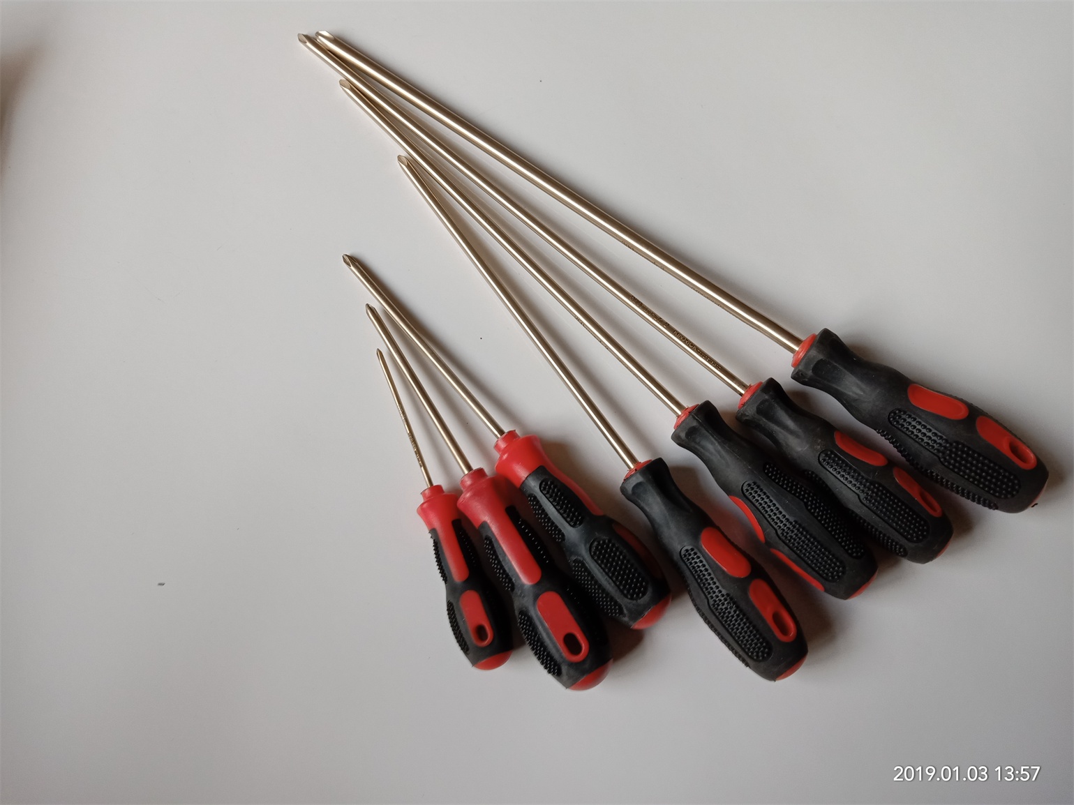 beryllium copper or aluminum bronze non sparking phillips screwdriver