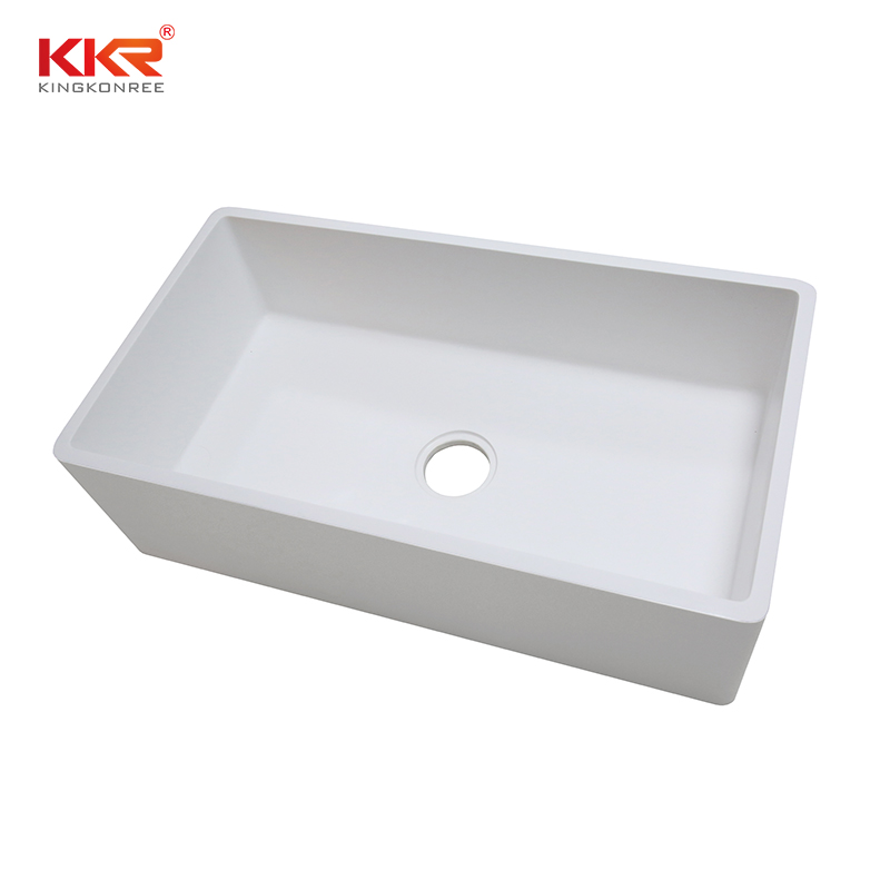 Acrylic Solid Surface Above Count Basin Countertop Wash Basin