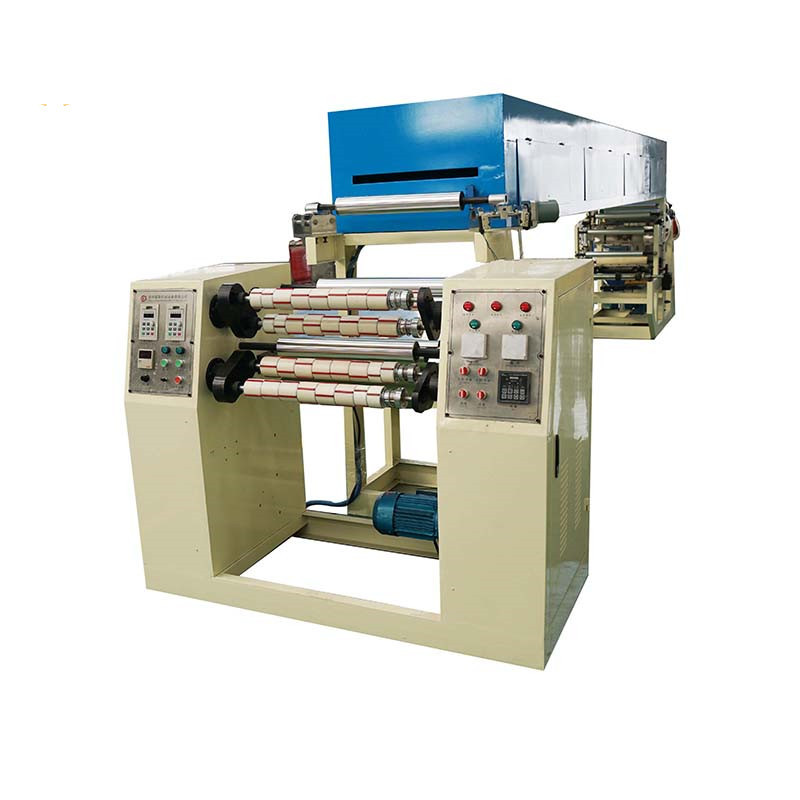 GL500c Same machine one step adhesive cellophane BOPP packing tape making machinery