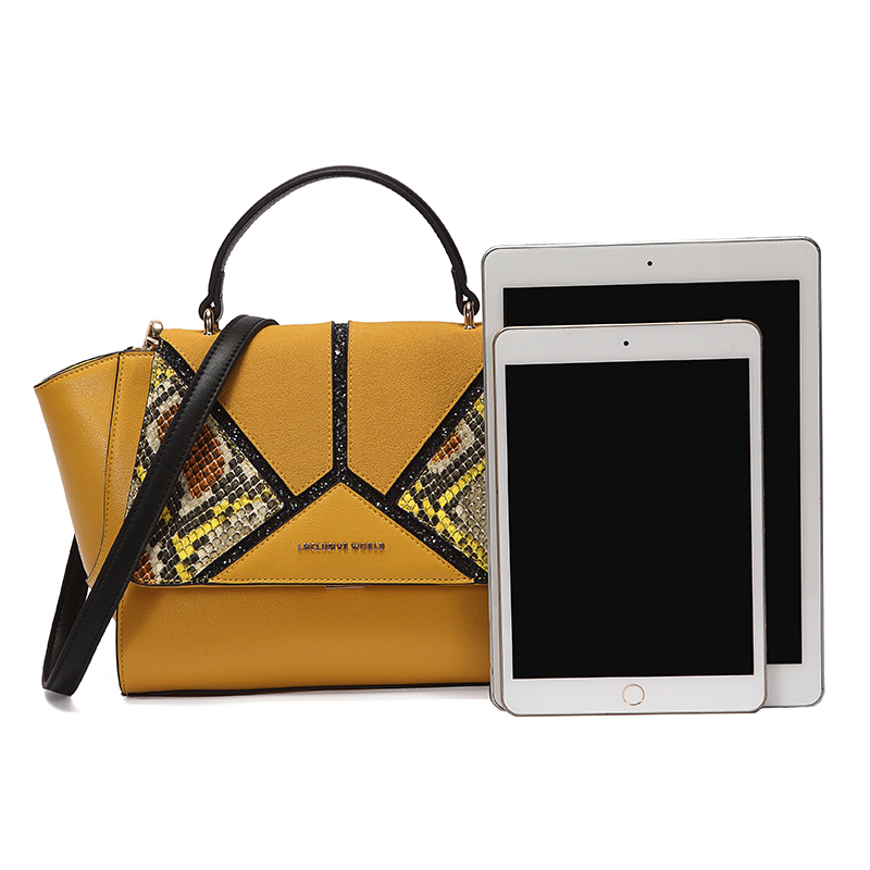 Women Fashion Satchel Shoulder Handbags Tophandle Celebrity Style Faux Leather Tote Purse