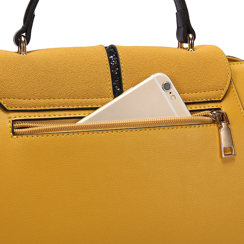 Women Fashion Satchel Shoulder Handbags Tophandle Celebrity Style Faux Leather Tote Purse