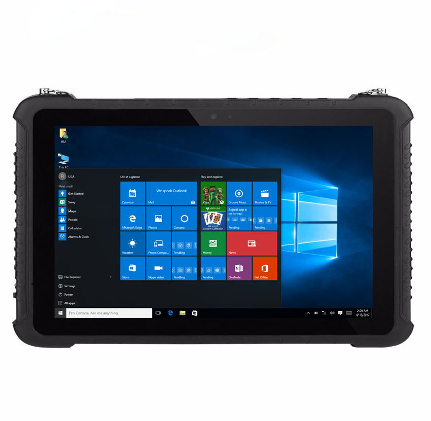 Industrial Computer Military K16H Rugged Windows 10 Tablet PC 4GB RAM 64GB ROM IP67 Waterproof 101 GPS 4G Fingerprint