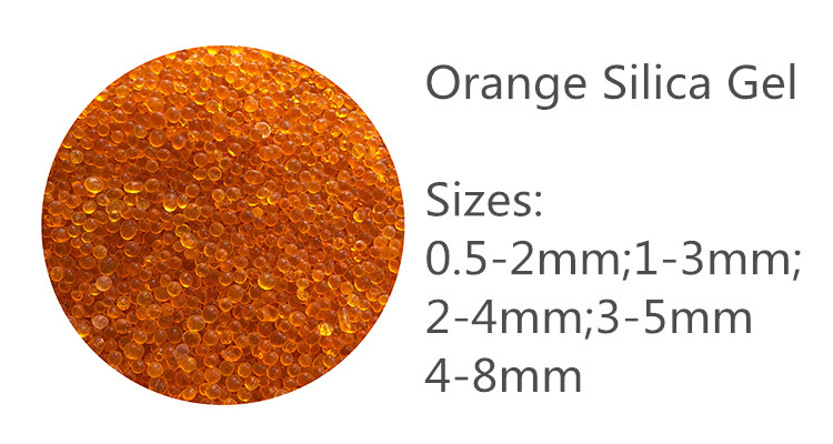 Factory Bulk CobaltFree ColorChanging 25 Kg Bag Orange Silica Gel