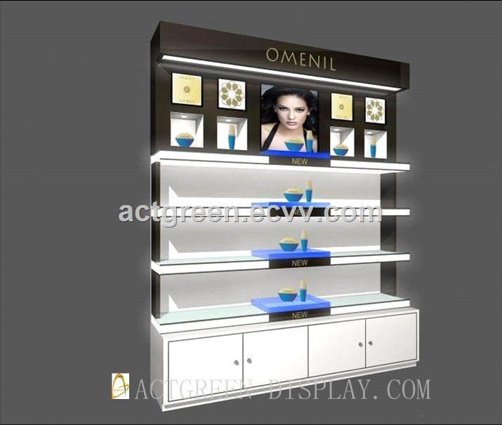 Cosmetics Make up Skincare Haircare Wall cabinet Display Stand AGDWC082