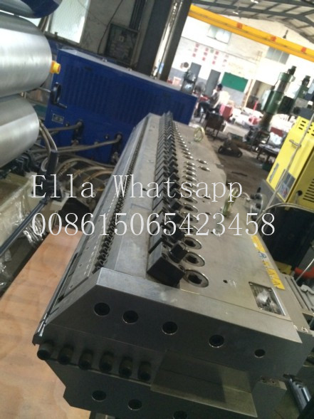 PET Plastic Extrusion Equipment 02 2mm Thickness 500kgH Max Capacity