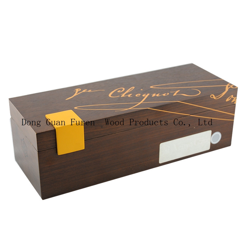 Customized Wine Packaging Box Wooden Champane Packaging Holder /Cases MDF Wine Storage Box for Gift