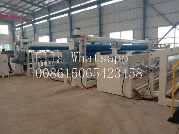 Gray Color PC Hollow Profile Sheet Making Machine 450kgh Capacity Easy to Install