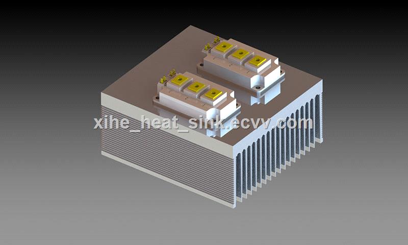 High performance aluminum extrusion profile heat sink SVG APF inverter frequency converter new energy power supply