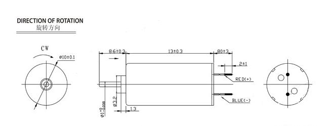 Drone Motor 1013 Micro DC Motor