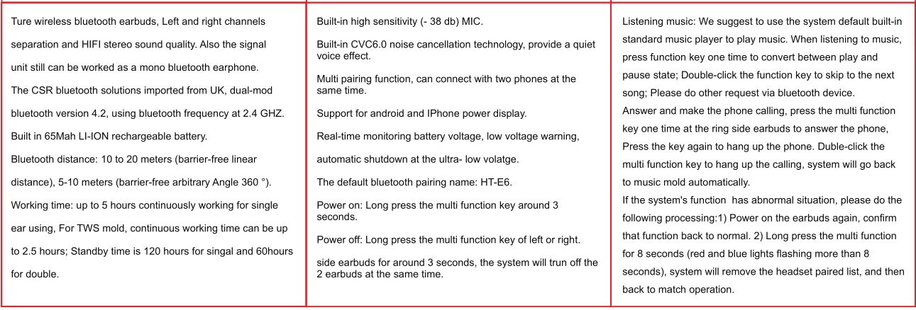 TWSE6 binaural true wireless couple sports music Bluetooth headset