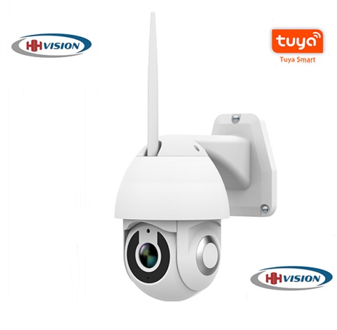 Tuya outdoor Wireless mobile control two way audio PTZ camera
