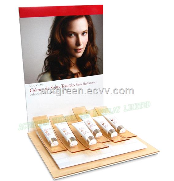 6pcs Skincare Display cosmetics Stand Acrylic Display Skincare Acrylic Stand AGD112