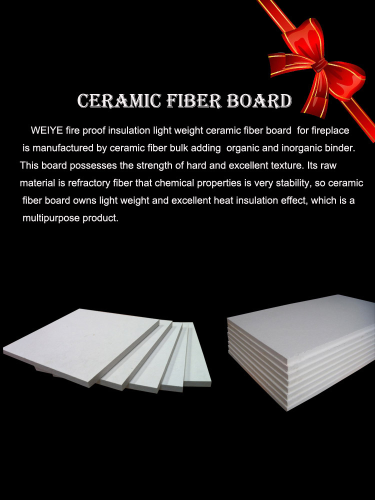 high temperature insulation alumina fiber board ceramic fiber board
