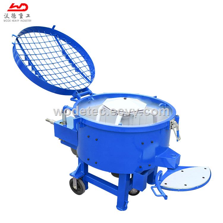 Mixing capacity 250kg and easy to move refractory pan mixer supply