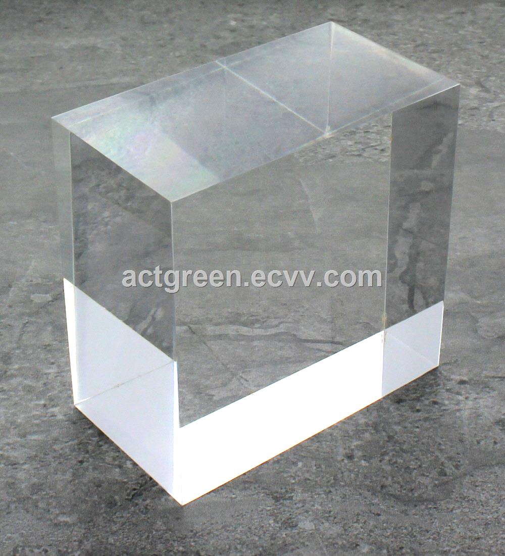 Solid Acrylic Perspex Display Blocks Jewellery PMMA Counter Display Acrylic Perspex Cube AGD306