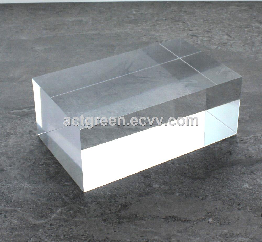 Solid Acrylic Perspex Display Blocks Jewellery PMMA Counter Display Acrylic Perspex Cube AGD306