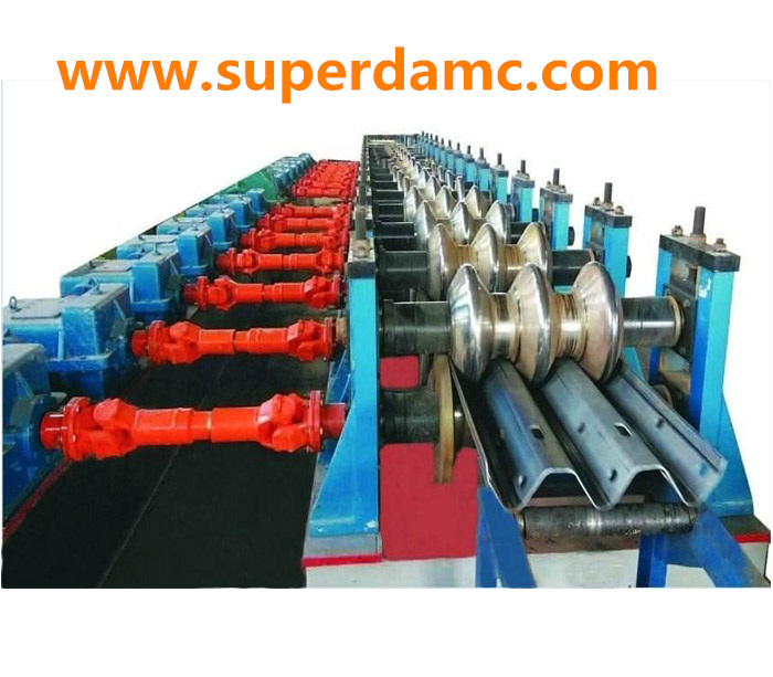 Superda good quality 3 Wave highway barrier making machine