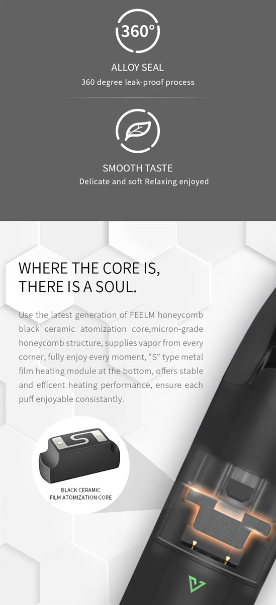 Vango rechargeable fruit flavor vape package