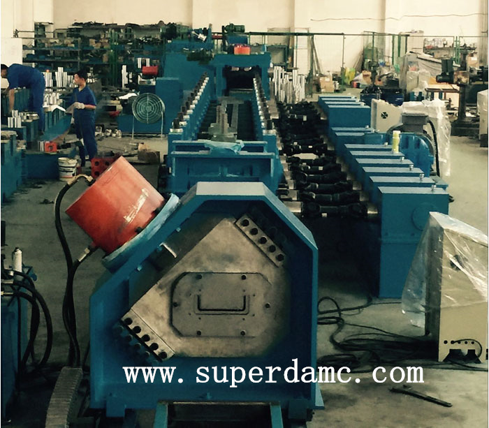 Highway guard rail C purlin roll forming machine heavey duty channel