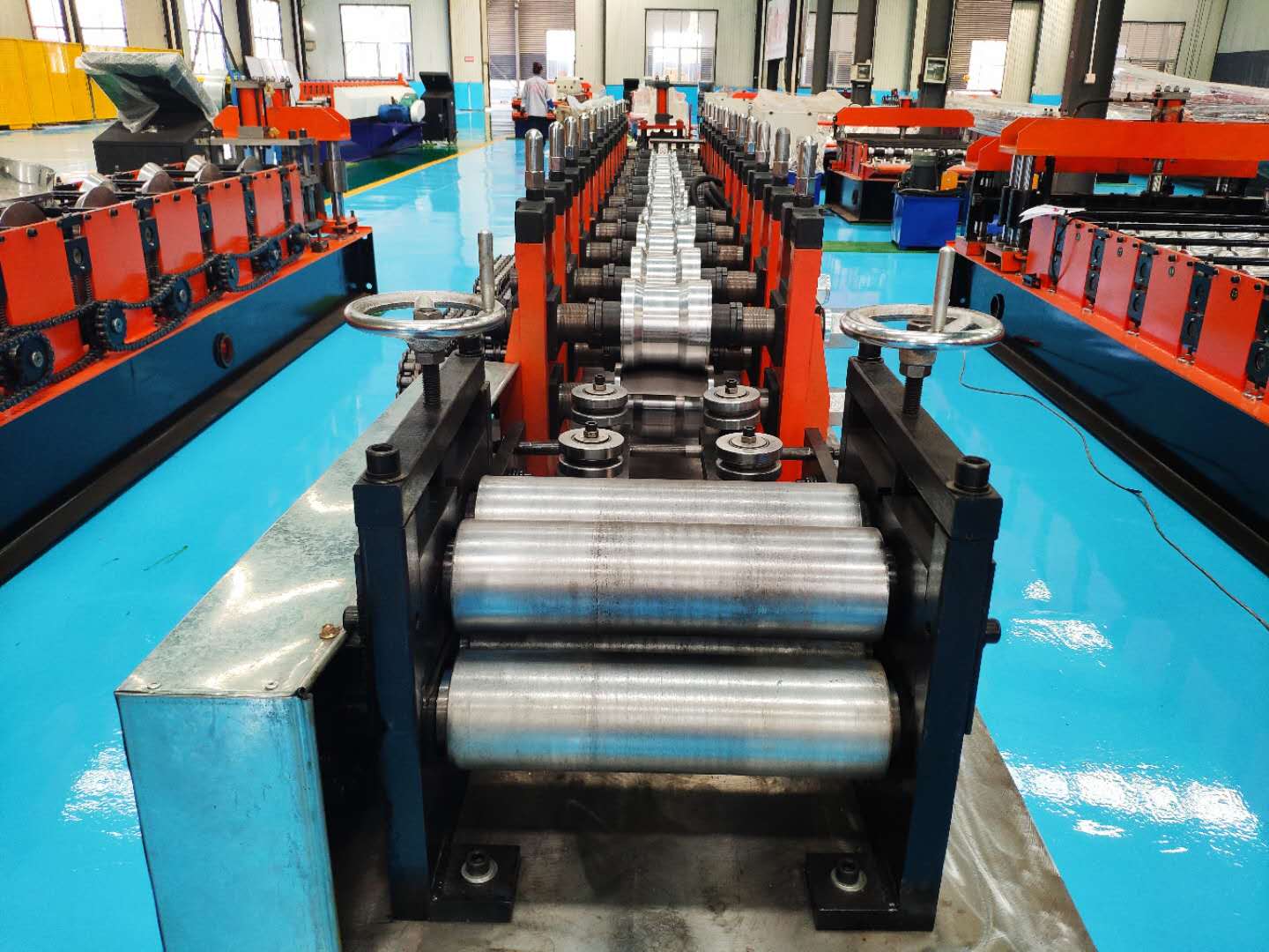 Galvanized Steel Roller Shutter Door Roll Forming Machine