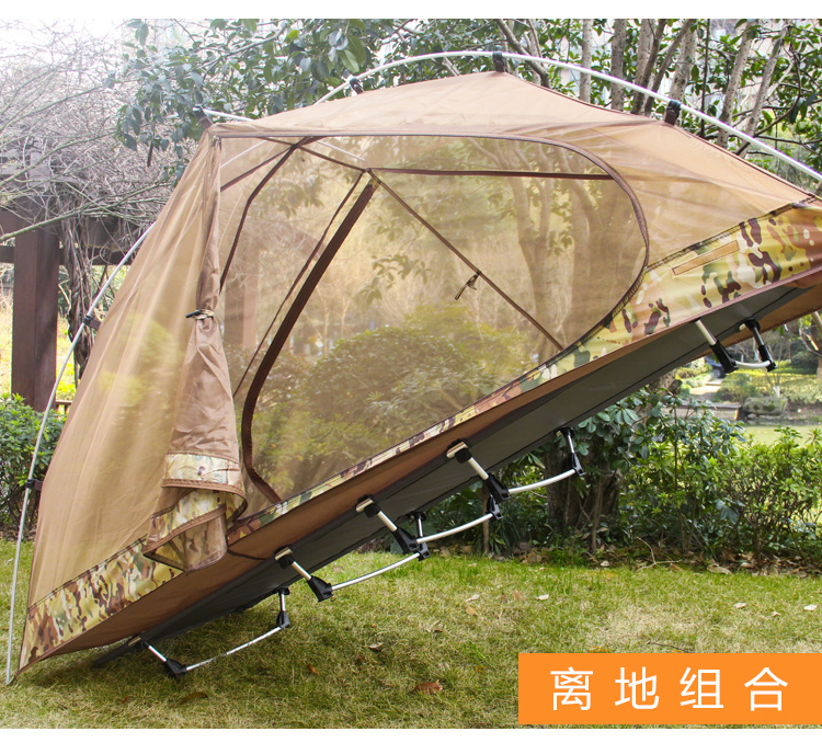 Factory hot sale Double layer Camo Ultralight Tent Cot delivery promptly