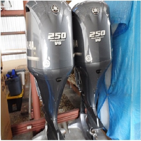 Free Shipping for Used Yamaha 250 HP 4 Stroke Outboard Motor Engine