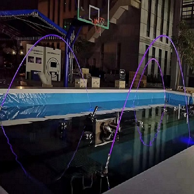 RGB Laminar Jet Water Fountains