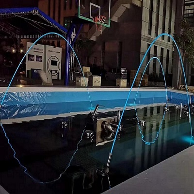 RGB Laminar Jet Water Fountains