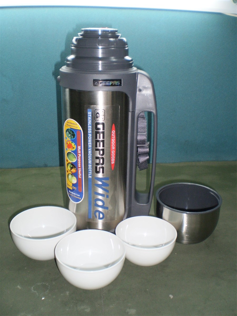 wide mouth stainless steel vacuum bottle