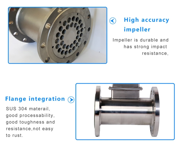 Digital 420mA gas turbine air flow meter for compressed air