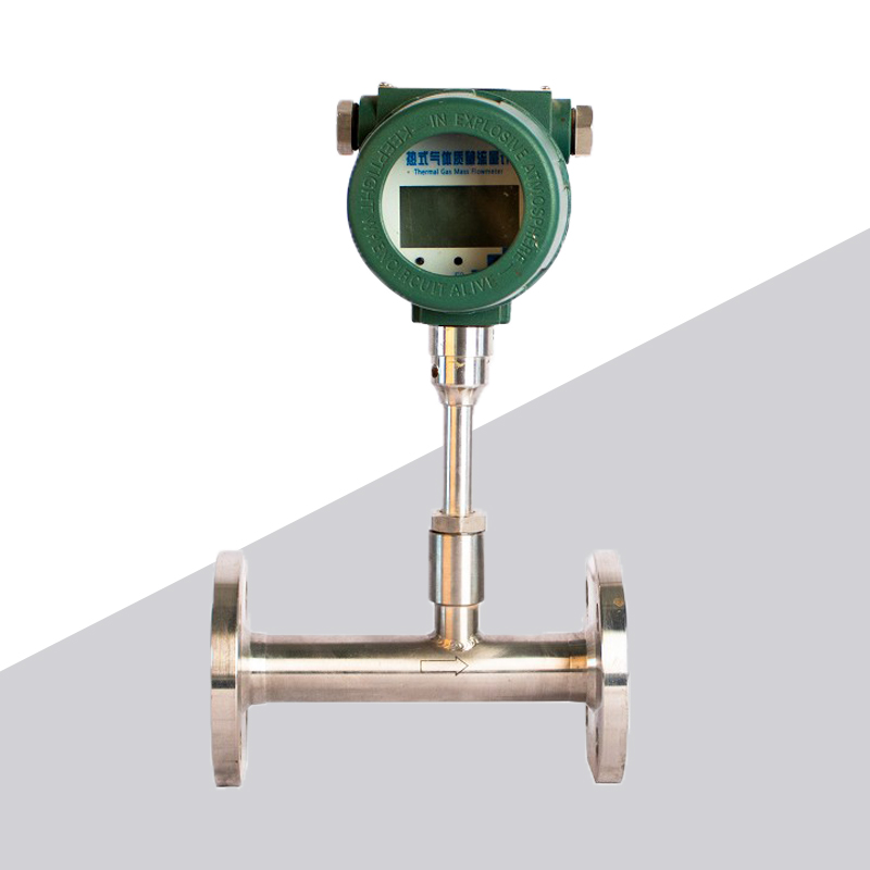 High accuracy digital thermal gas mass flow meter