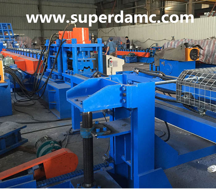 Highway guard rail w beam roll forming machine for road fence