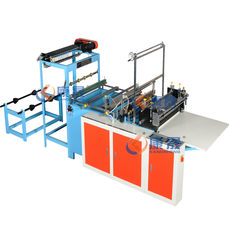 Computer high speed heatsealing coldcutting bag making machine