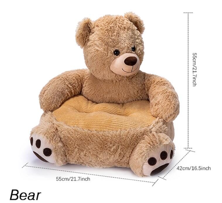 plush baby sitting animal sofa chair child seat sofa