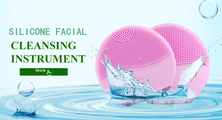 2019 Products trend skincare machine silicon facial cleanser brush