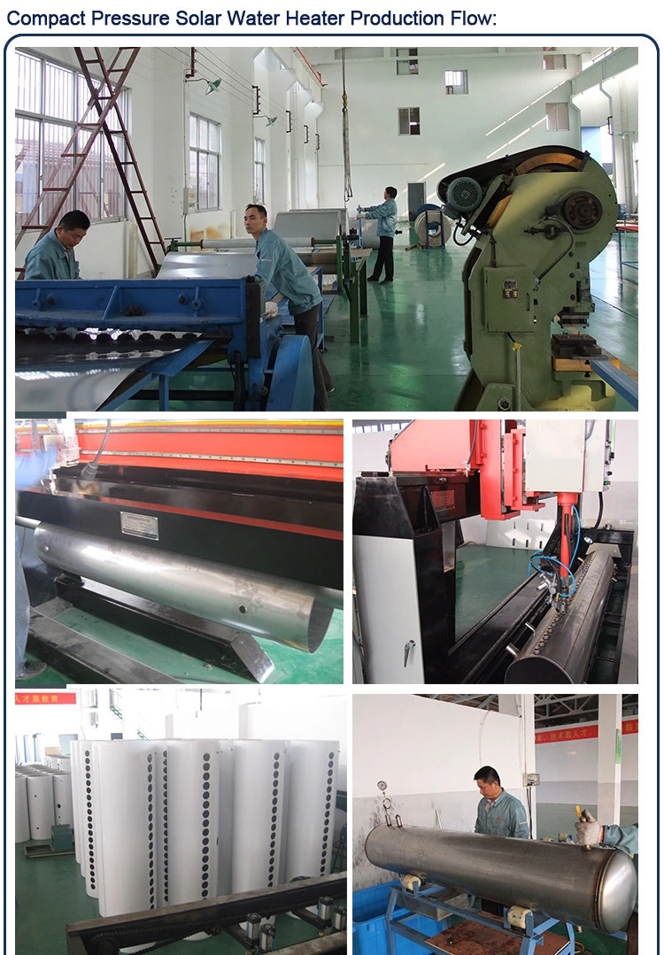 Heat pipe pressurized solar water heater