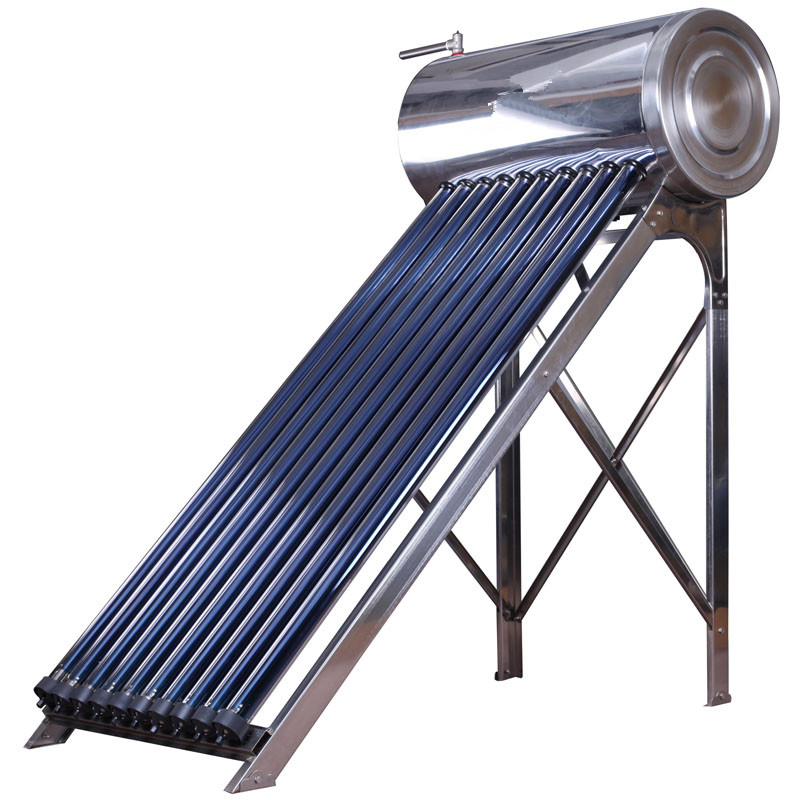 Heat pipe pressurized solar water heater